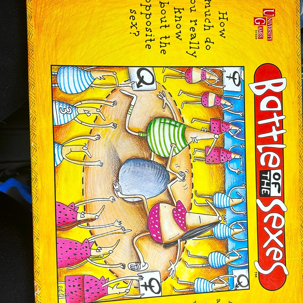 New! Sealed Battle of the Sexes Board Game. Vintage 1997 University Games Party